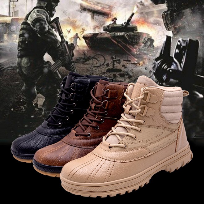 High-Top Non-Slip Mountaineering Combat Boots