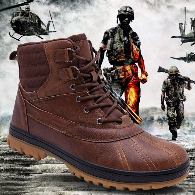 High-Top Non-Slip Mountaineering Combat Boots