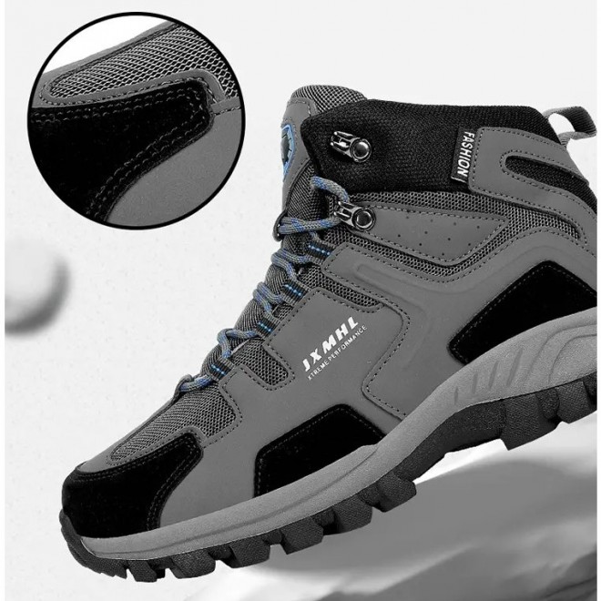 Men's Stitching Contrast Color Warm Foot Protection Outdoor Leisure Sports Shoes