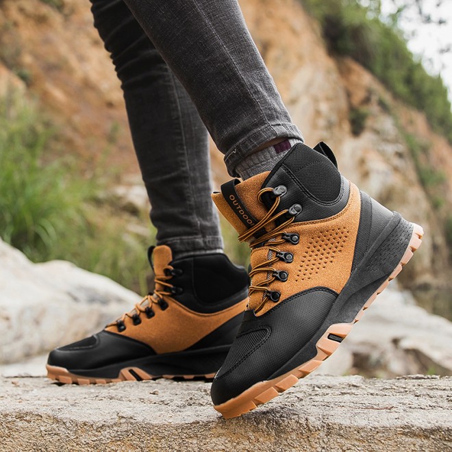 Men's Stitching Wear-resistant Casual Hiking Shoes