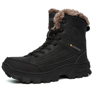 Men's Outdoor Winter Plush Tactical Boots