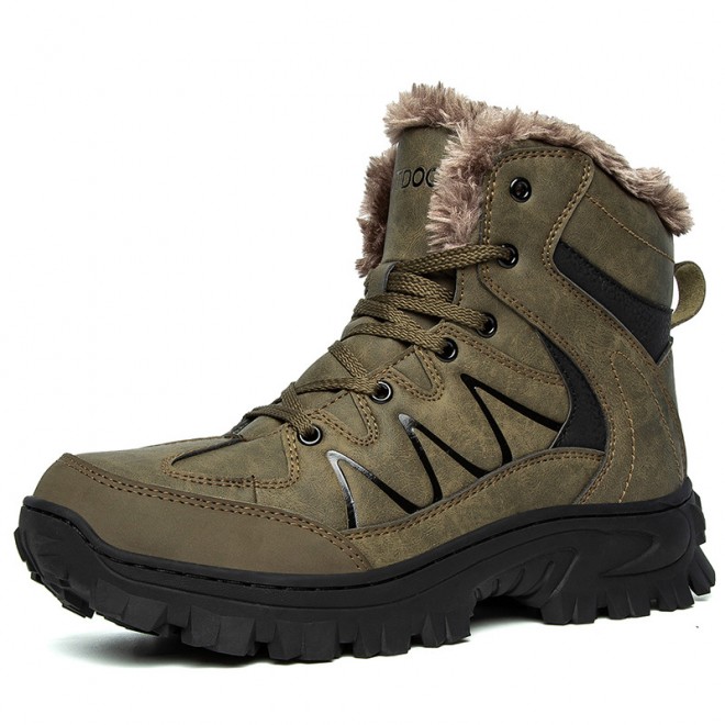 Men's Outdoor Winter Plush Tactical Boots