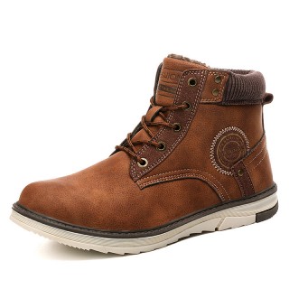 Men's High-top Plus Velvet Soft Outdoor Casual Sports Men's Boots