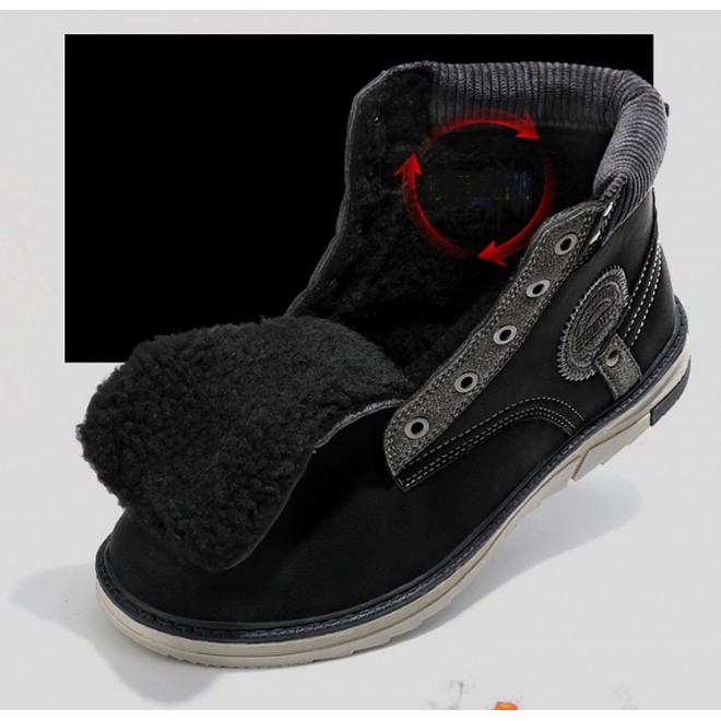 Men's High-top Plus Velvet Soft Outdoor Casual Sports Men's Boots