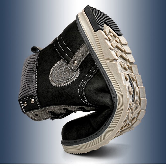 Men's High-top Plus Velvet Soft Outdoor Casual Sports Men's Boots
