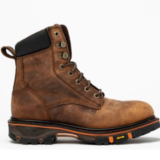 Men's Lace-up Chunky Heel Rivet Martin Boots