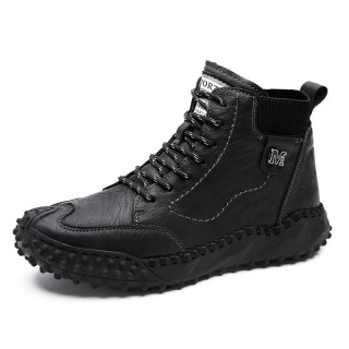 Men's Two-wear Soft Handmade High-top Martin Boots