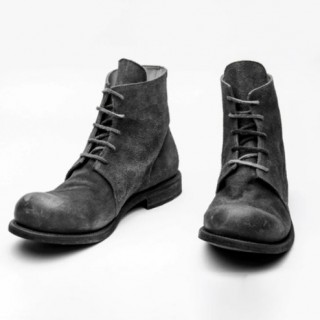 Men's Suede Leather Lace Up Oxfords Chukka Ankle Boots