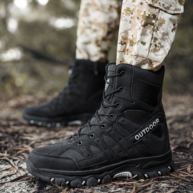 Outdoor Hiking High-Top Military Boots Tactical Tooling Boots