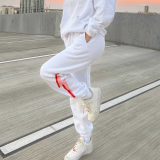 Lightning Smiley Print Women's Casual Sweatpants
