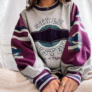 Vintage Loose Long Sleeve Sweatshirt