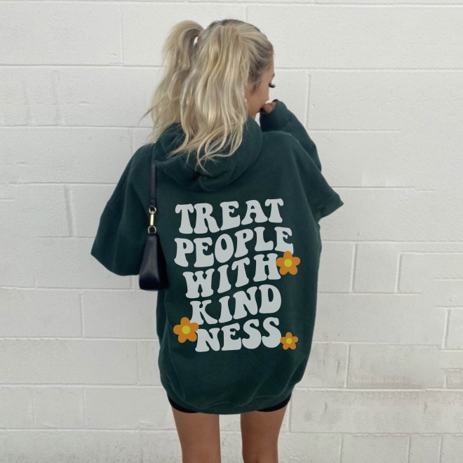 Treat People With Kindness Women's Casual Hoodie
