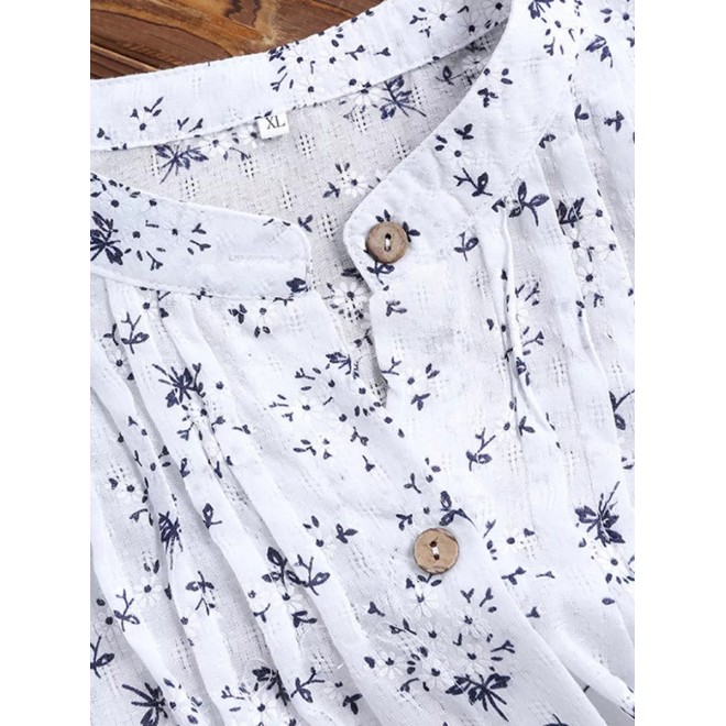 Regular Printed Long Sleeve Top*1 Shirts & Blouses