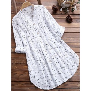 Regular Printed Long Sleeve Top*1 Shirts & Blouses